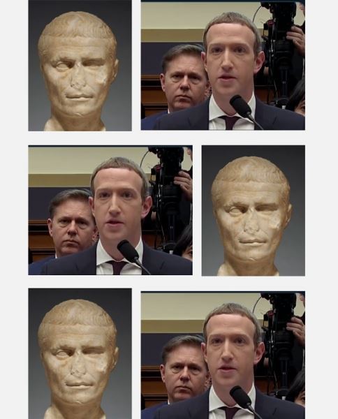 Новую стрижку Марка Цукерберга сравнили с прической Юлия Цезаря