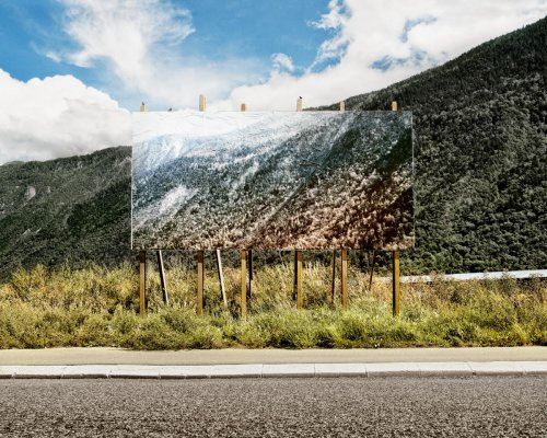 Крупномасштабные фотоинсталляции Оливье Лове, которые размывают границы между измерениями (9 фото + видео)